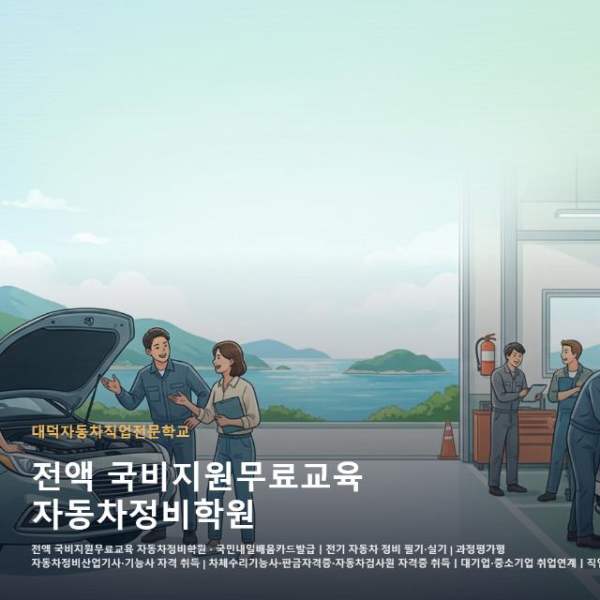 전액 국비지원무료교육 자동차정비학원