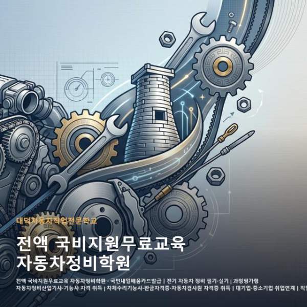 전액 국비지원무료교육 자동차정비학원