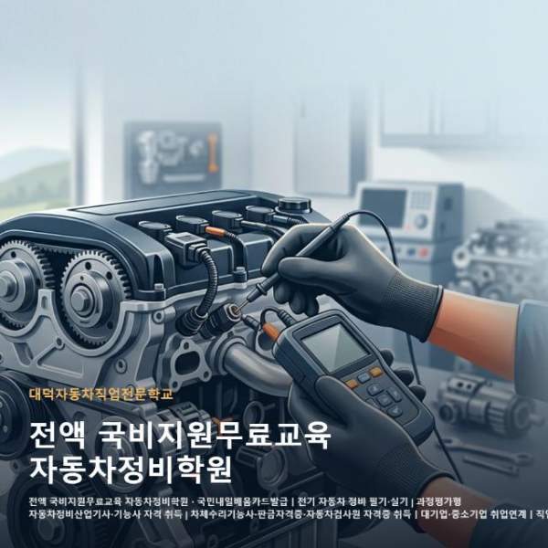 전액 국비지원무료교육 자동차정비학원