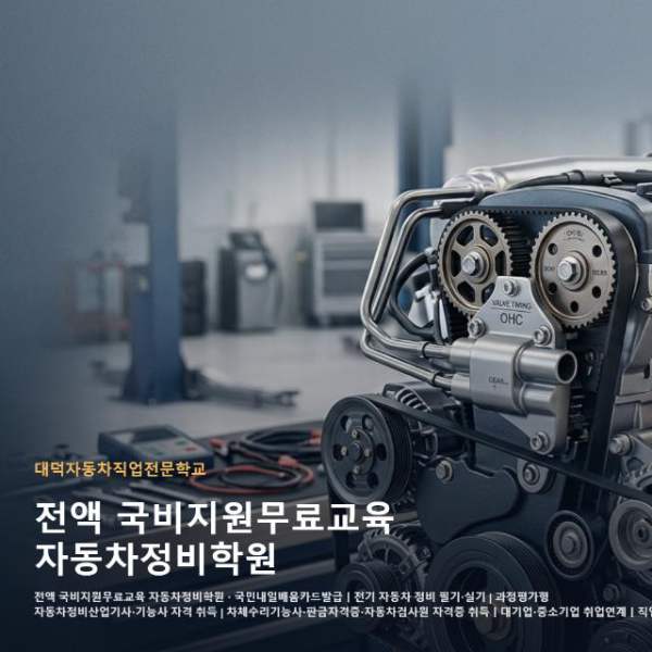 전액 국비지원무료교육 자동차정비학원