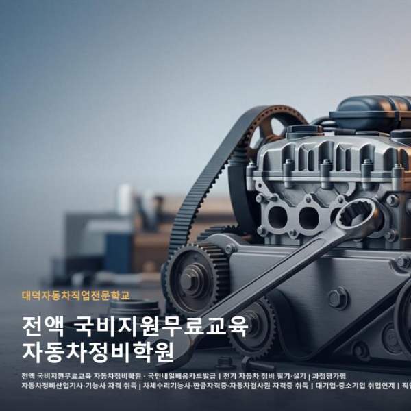 전액 국비지원무료교육 자동차정비학원