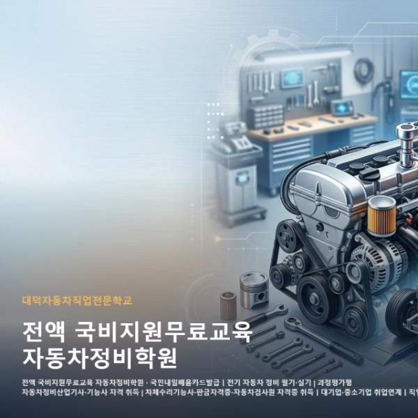 전액 국비지원무료교육 자동차정비학원