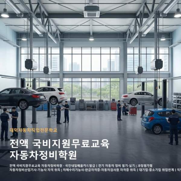 전액 국비지원무료교육 자동차정비학원