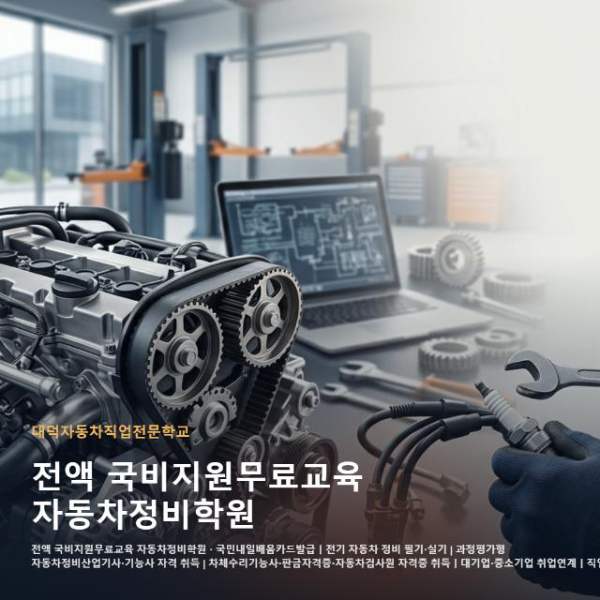 전액 국비지원무료교육 자동차정비학원